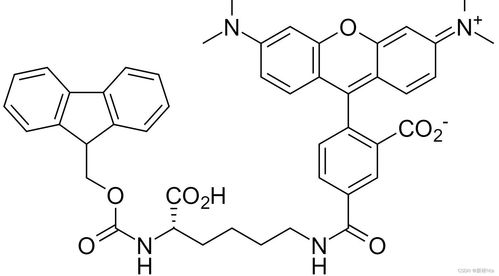 5 tamra标记lys赖氨酸,5 tamra lysine结构式及光谱图分享